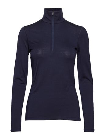 Wmns 200 Oasis Ls Half Zip Base Layer Tops Sininen Icebreaker