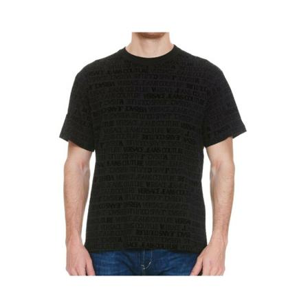 Versace Jeans Couture T-shirt , Zwart , Heren , Maat: M