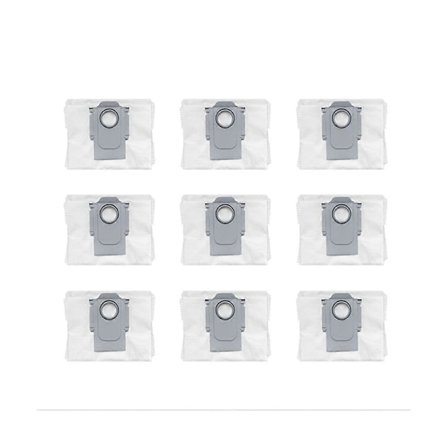 9 st Dammsugarpåsar för Roborock S8 PLUS S8+ S8 Pro Ultra G20 Dammsugarrobot Ersätt Tillbehör Del