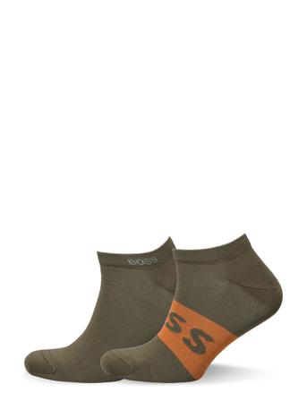 2P As Logo Col Cc Nilkkasukat Lyhytvartiset Sukat Vihreä BOSS