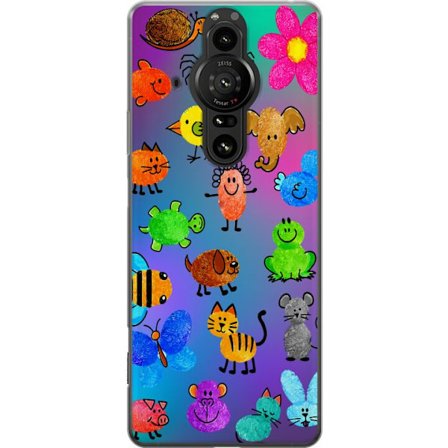 Kompatibel Mobilcover til Sony Xperia Pro-I Little Scribble Friends