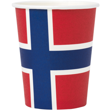 DH95 Pappkopper Norsk 25cl