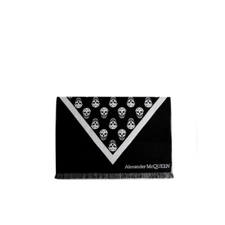 Alexander Mcqueen - Halsdukar - Svart - Herr - Storlek: One Size, Herr, Storlek: ONE SIZE