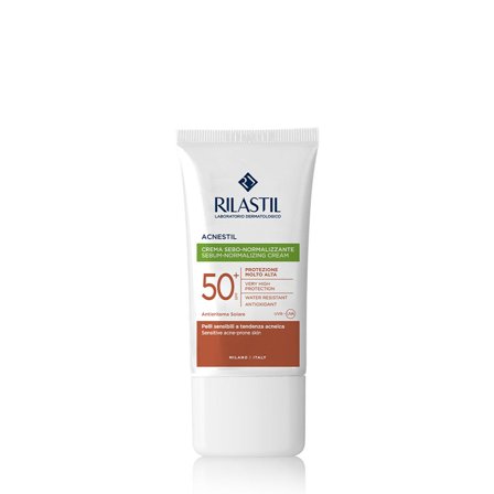Rilastil Acnestil SPF50+ 40ml - Solare viso alta prot.