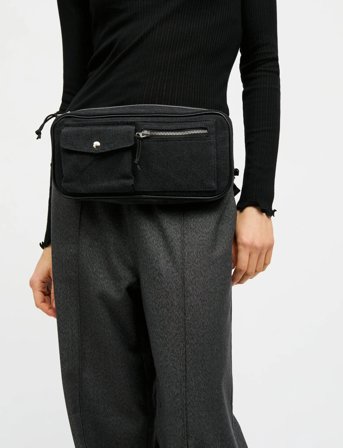 Mads Nørgaard Boutique Washed Carni Bag - Black - ONE SIZE