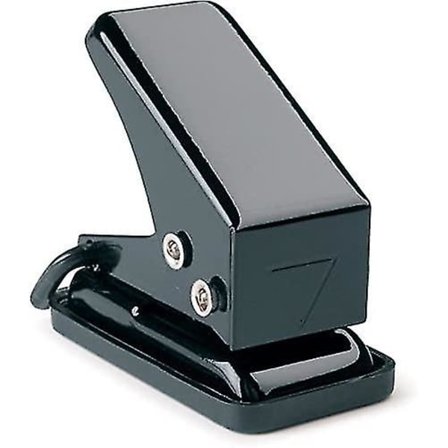 Enkelhålsstans - 8 ark kapacitet - (1 st, svart)