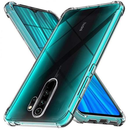 Xiaomi Redmi Note 8 Pro Stötdämpande Silikon Skal Shockr Transparent