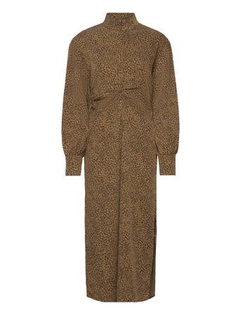 Roamleegz P Long Dress Brown Gestuz