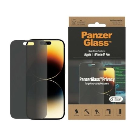 PanzerGlass iPhone 14 Pro Härdat Glas Skärmskydd Privacy Classic Fit