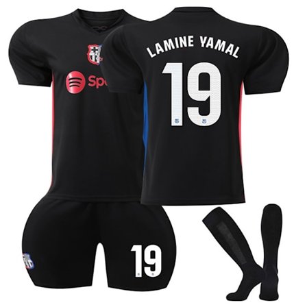 2024-2025 Barcelona Borte Fotballskjorte Drakt Nr. 19 Yamal-WELLNGS
