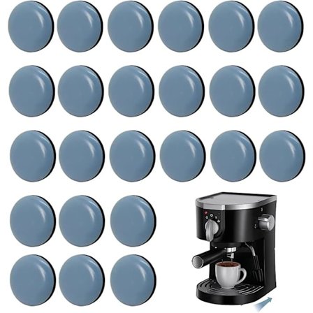 Møbelskøjter, 24 blå møbelskøjter, bilskøjter, 20mm sel