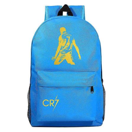 Cr7 ryggsekk USB-lading for gutter og jenter, bærbar skolevesker med anti-tyverilås, reisemochila 4
