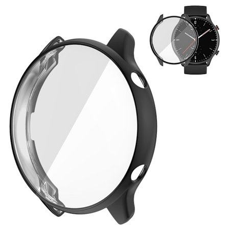 Amazfit GTR 2 glasad ram - Svart