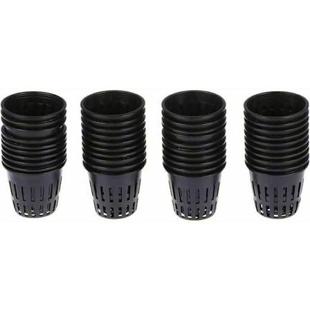 40 stk 2 tommers nettkrukke for hydroponics hage nettkopp plastpotter hydroponics nettkrukke bøtte kurv -