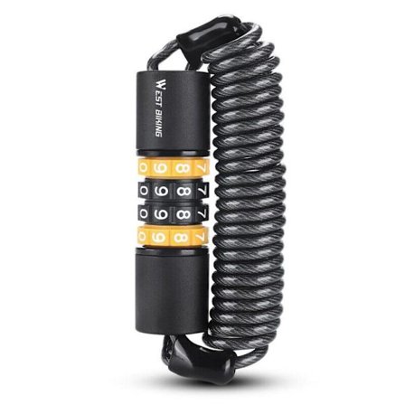 4-numeroinen salasana Kypärälukko Polkupyörän Varkaudenestolukko ORANSSI