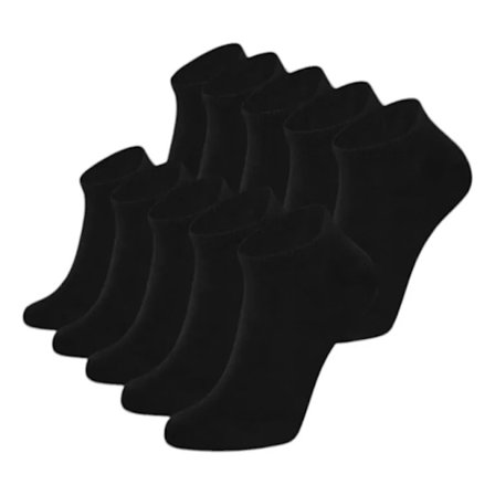 Sokker Mann Dame Bomull 12 Par Størrelse 23 Til 30