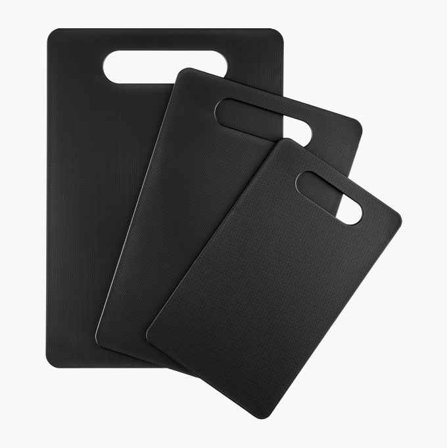 Skärbräda svart 3-pack
