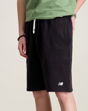 New Balance New Balance French Terry Small Logo Short Sort Shorts Dreng - Kids Brand Store