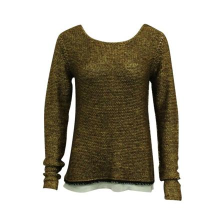 Diane Von Furstenberg Long Sleeve Tops , Geel , Dames , Maat: S