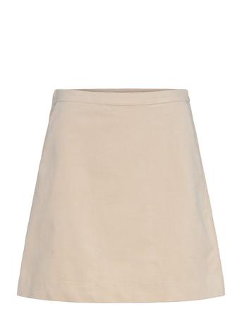 Slhelle Aline Skirt Beige Soaked In Luxury