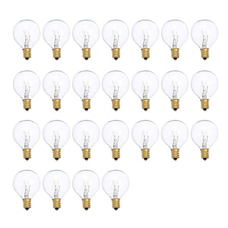 G40-lamput, korvaavat G40-hehkulamput, 7 W, 220–240 V, kirkas pallolamppu, E12-kanta