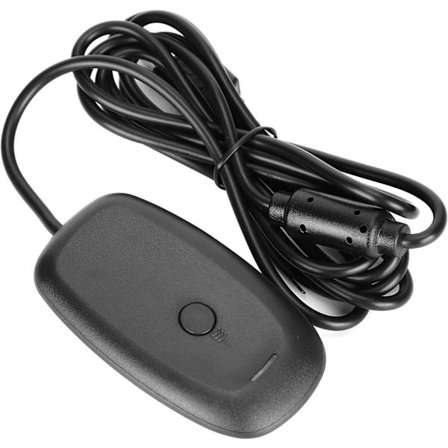 Xbox 360 Receiver PC Receiver Abs Black PC Receiver Gaming Controller Trådlös adapterkonsol för Microsoft Xbox 360