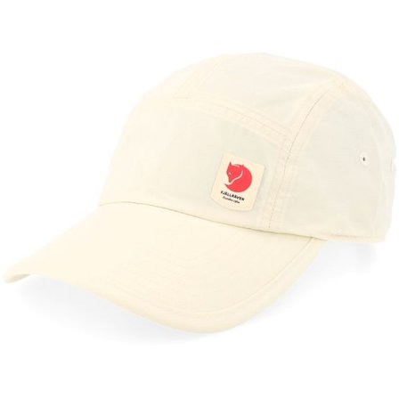 Fjällräven - Beige 5panel Keps - High Coast Wind Chalk White 5-Panel @ Hatstore