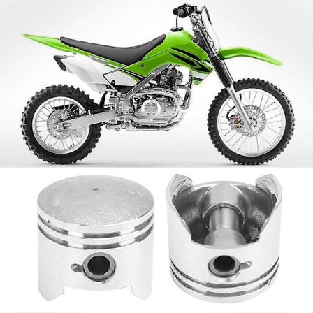 44mm/1.7in 49cc Mini Moto Dirt Bike Quad Stempel & Ringe Sæt (2-takts)