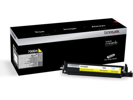 LEXMARK 700D4 - gul - original - fremkallersett - LCCP
