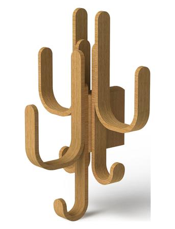 Woody Hook 3 In 1 Oak Home Furniture Coat Hooks & Racks Beige Cooee Design