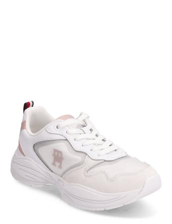 Sporty Th Runner Lave Sneakers Hvit Tommy Hilfiger*Betinget Tilbud