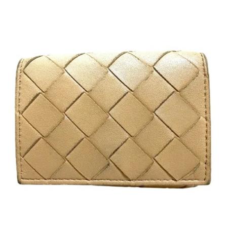 Bottega Veneta Vintage, Pre-owned Leather wallets Bruin, Dames, Maat:ONE Size