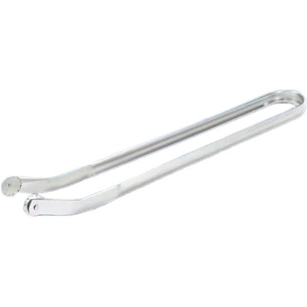 Grilltang med Hjul, BBQ Pølse Vendtang, Grill Pølse Tang med Hjul, BBQ Tang med Rustfrit Stål Hjul, Grilltang med Hjul, 39.5c