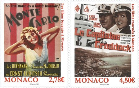 "Monaco - Filmen"Captain Craddock" - Postfrisk sæt 2v"