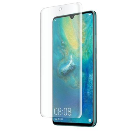 1x Fullt Cover För Huawei P30 Pro Hårt Skyddsglas Glas Starkt Sk Transparent