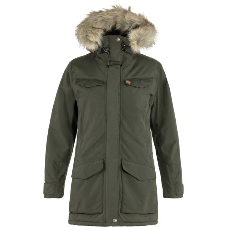 Fjällräven Nuuk Parka M - female - Deep Forest - Parkas