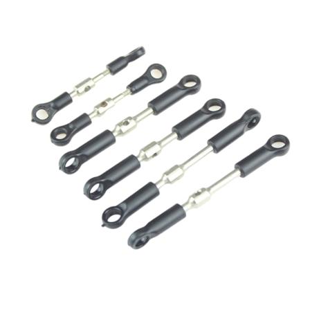 6st/ Set Servo Länkage Dragstång 1/14 Modell Korta Långa Dragstänger