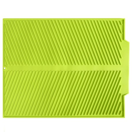 Silikonunderlägg för diskning med inbyggd dräneringsläpp, diskunderlägg, lätt att rengöra, miljövänligt, värmebeständigt