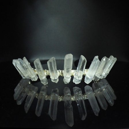 Led Crystal Crown Light up Crown HVIT LYS HVIT LYS