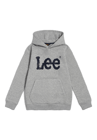 Lee Wobbly Graphic BB OTH Hoodie Hoodies & sweatshirts Herr Grå 164/170