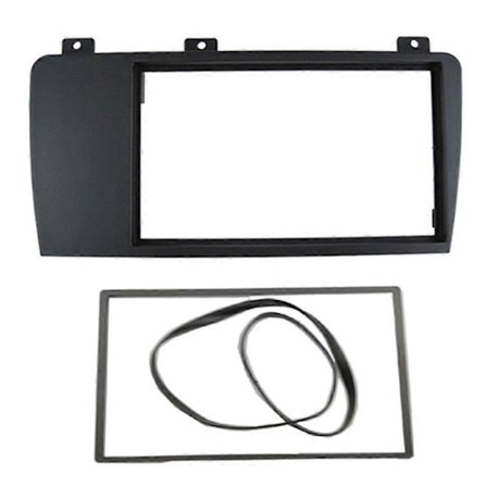 Bilradio Fascia for XC70 V70 S60 05-10 DVD Stereo Ramme Plate Adapter Monterings Dash Installasjon Bezel Trim Kit