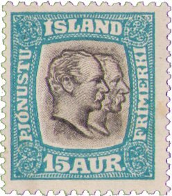 Island 1907 - Tjenestemærke AFA 32 - Postfrisk