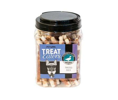 TreatEaters Twisted Duck 400g, Hund, Hundesnacks, Tygg og tyggebein