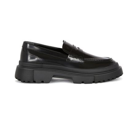 Hogan Loafers Sort, Dame, Størrelse: 39 EU