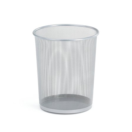 Abfalleimer aus Drahtgeflecht,Ø 295 x 355 mm, 18 L, alugrau