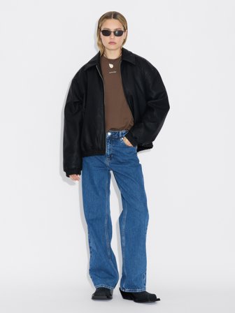 Holzweiler Wide-Leg Jeans - Mid Blue - Women's - 31/32