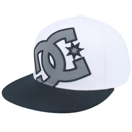 DC - Nero snapback Cappellino - Double That Cap Bright White/Black Snapback @ Hatstore