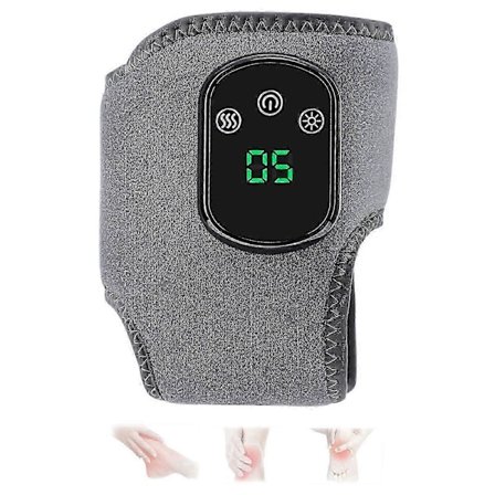 2025 Emsense fodmassager trådløs bærbar trippel metode 3 vibrationsindstilling opvarmet ankelwrap til hjemmekontor rejse 1 stk