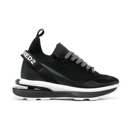 Dsquared2 Sneakers , Zwart , Dames , Maat: 36 EU