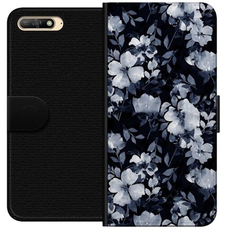 Kompatibelt Plånboksfodral till Huawei Huawei Y6 (2018) Moonlight Meadow